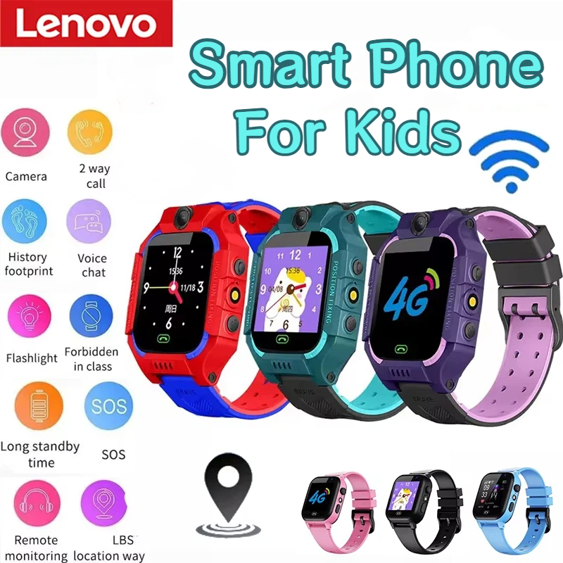 Smartwatch Watches For 12 Year Old Boy - 레노버 키즈 스마트워치 방수 SOS SIM