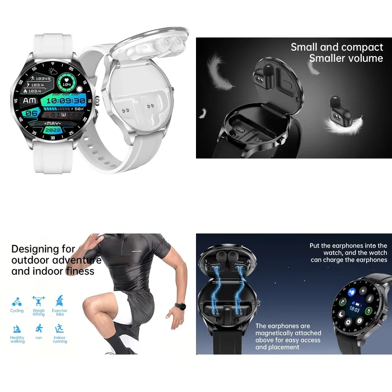Watch Smart Smartwatch - OEM AMOLED 1.43인치 스마트워치와 무선 이어버드
