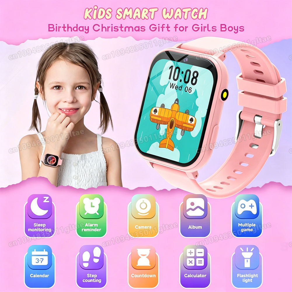 Smartwatch Watches For 12 Year Old Boy - 어린이용 새로운 스마트워치 HD 카메라 플래시라이트