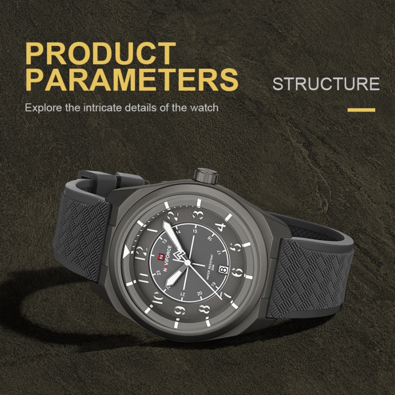 Smartwatch Casual Watches For Men - 네비포스 남성용 쿼츠 캘린더 시계 3ATM