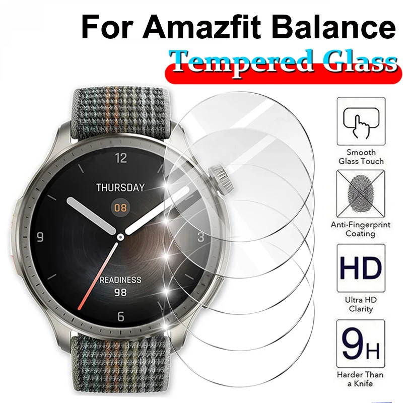 Smart Watch Screen Protector - Amazfit Balance용 화면 보호기, 강화 유리,