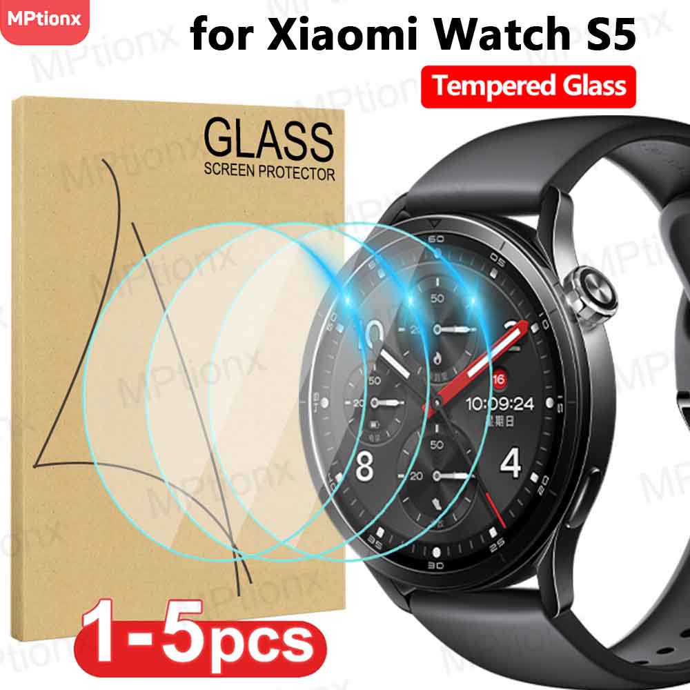 Smart Watch Screen Protector - Xiaomi Watch S5용 강화 유리 Xiaomi