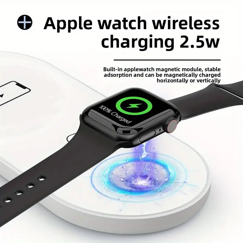 3 in 1 듀얼 무선 충전기 40W 아이폰 15 14 - Watch Xs8 리뷰 및 가격