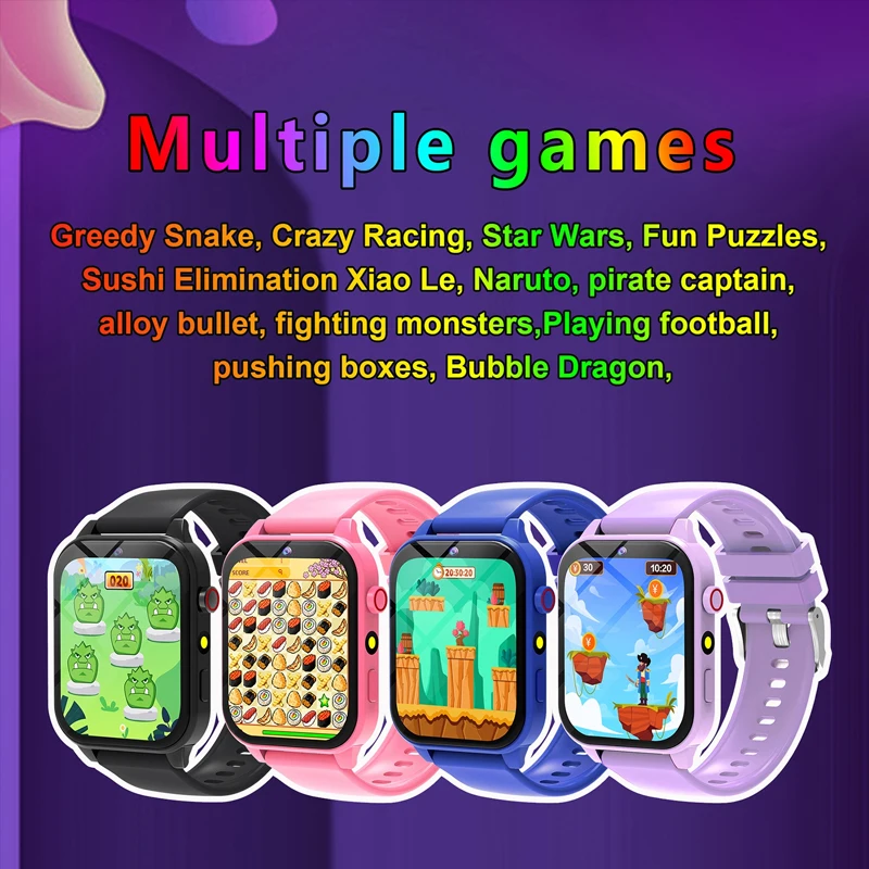 어린이 게임 스마트 시계 손전등 방수 HD 카메라 수면 - Smartwatch Watches Gift For Boys 리뷰 및 가격