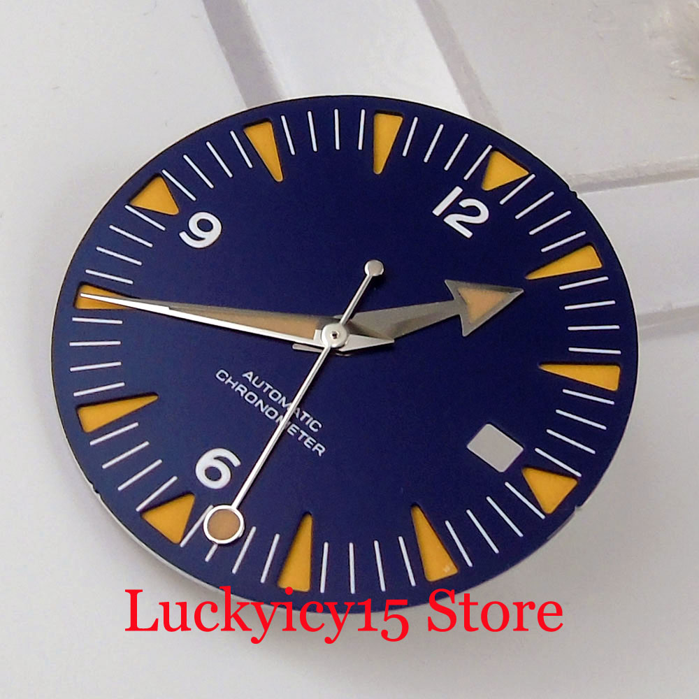 31mm 샌드위치 다크 블루 블랙 시계판 야광 마크 핸 - Luminous Dial Face 리뷰 및 가격