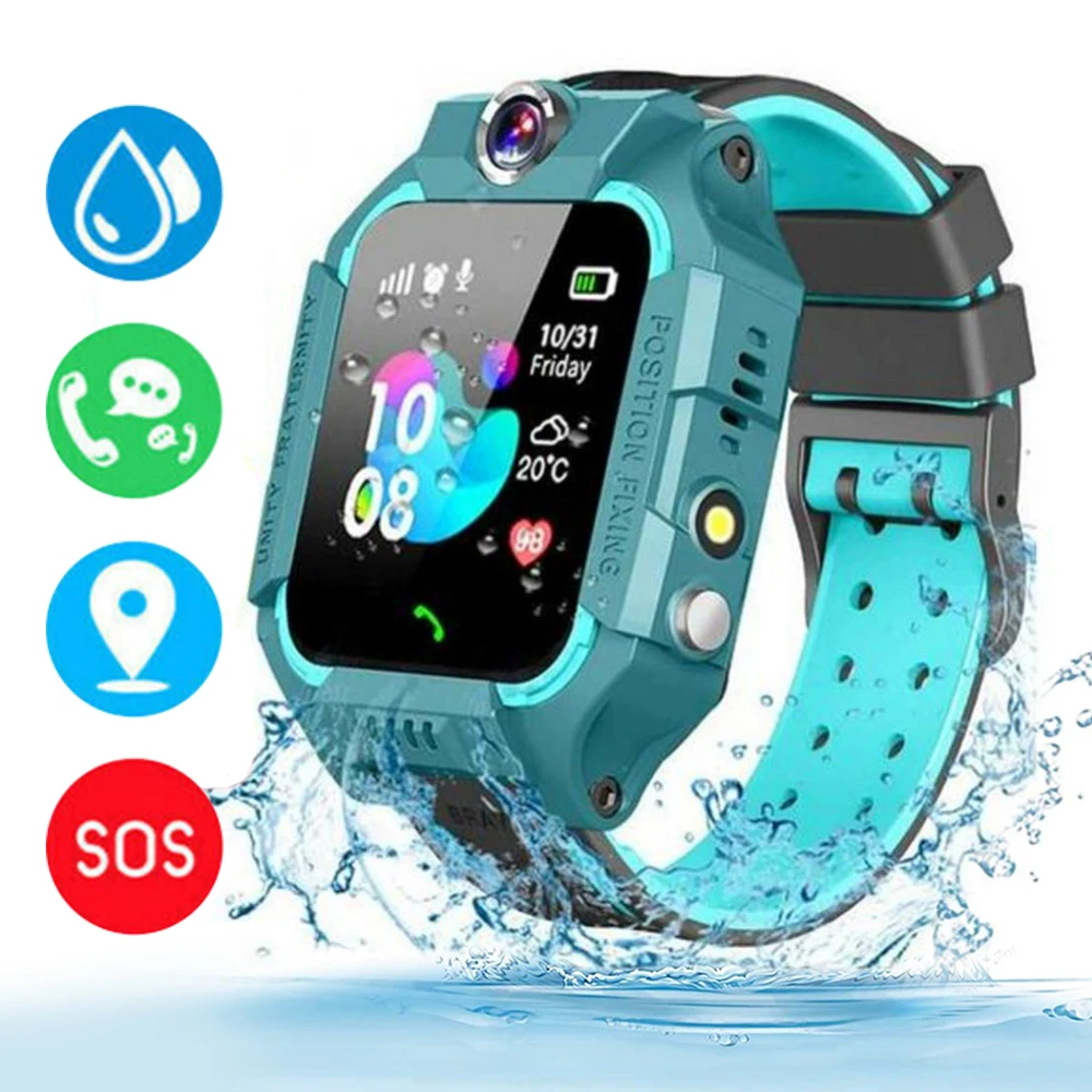 새로운 어린이용 2G 스마트워치 SOS LBS 트래커  - Smartwatch Watches Digital 리뷰 및 가격