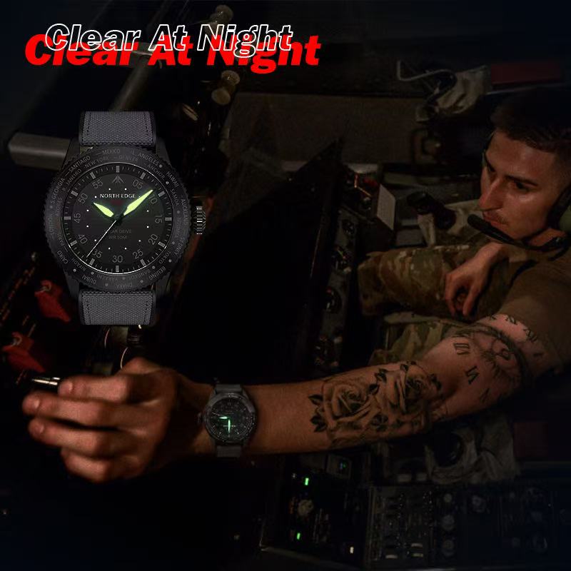 NORTH EDGE MAPLE 솔라 쿼츠 남성용 시계  - Smartwatch Casual Watches For Men 리뷰 및 가격