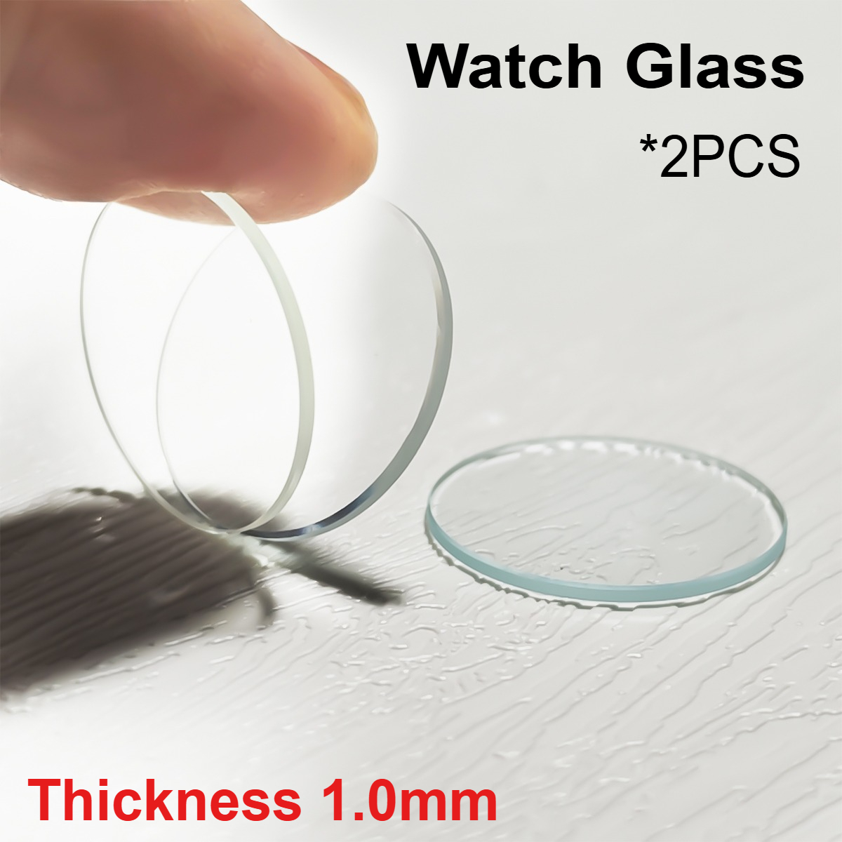 2개 15 - 45mm 플랫 라운드 시계 크리스탈 유리 - Smart Watch Screen Protector 리뷰 및 가격
