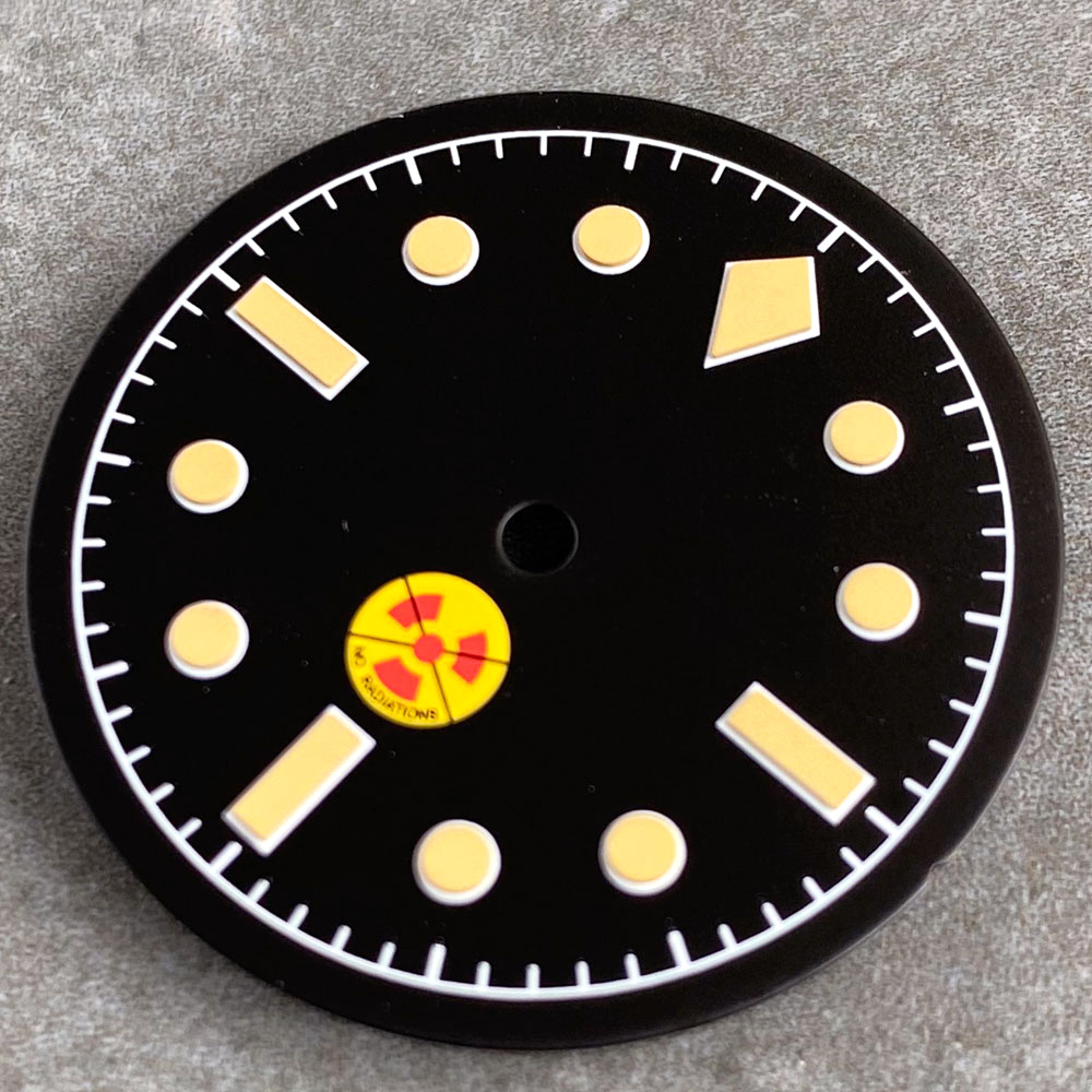 빈티지 블랙 MOD 시계 다이얼 무광 29mm NH35 - Luminous Dial Face 리뷰 및 가격