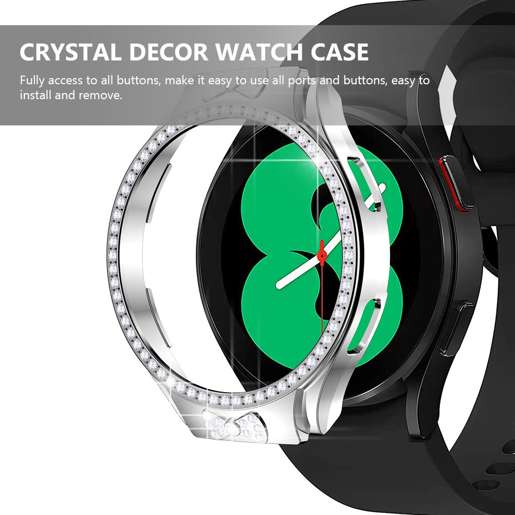 시계 케이스 반짝이는 글리터 PC 보호 커버 간편한 설 - Watch Smartwatch 리뷰 및 가격