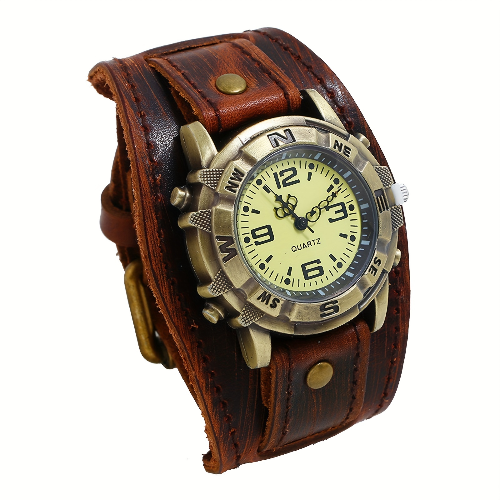 【 할로윈 】 1개 남성용 시뮬레이션 쿼츠 스팀펑크 할 - Smartwatch Casual Watches For Men 리뷰 및 가격