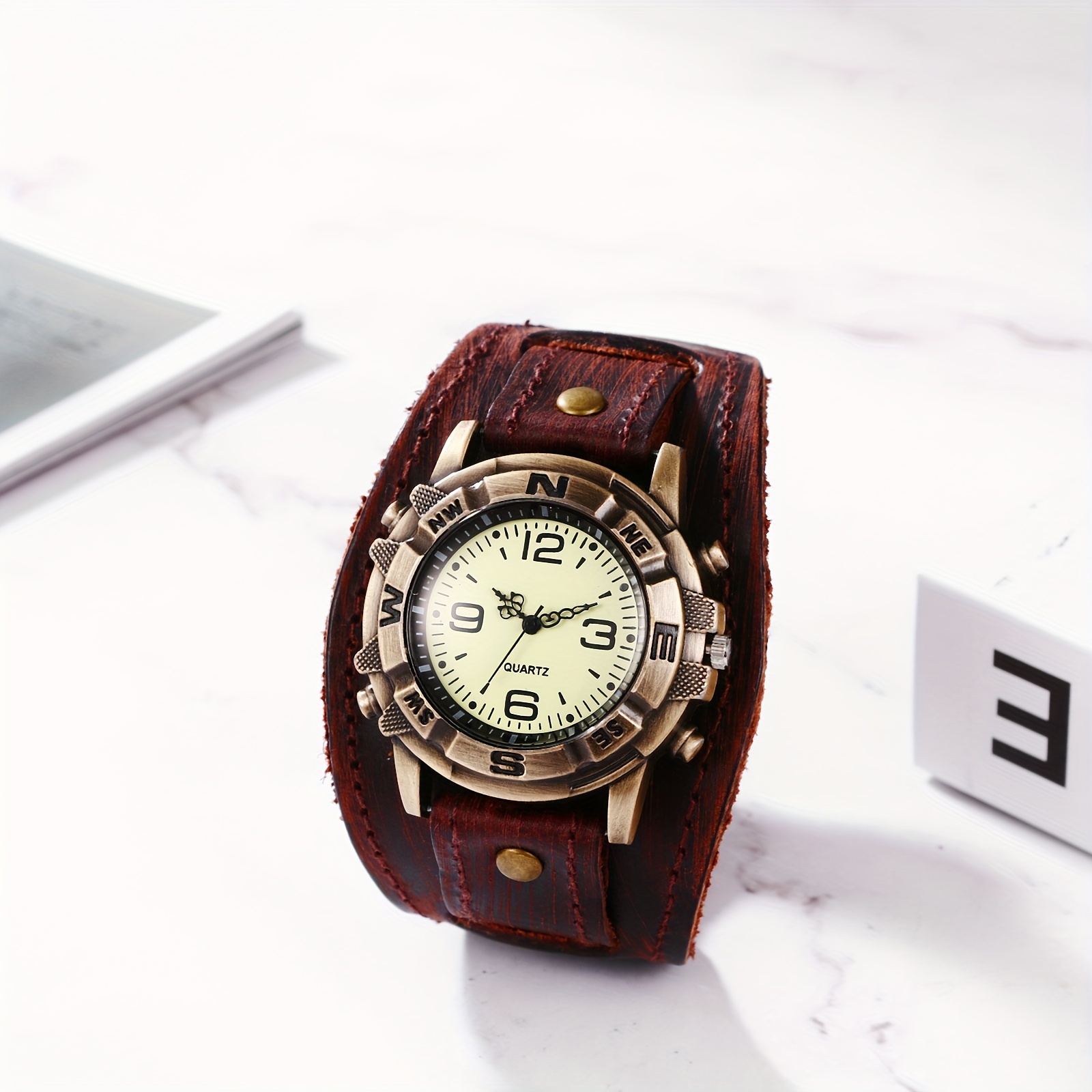 【 할로윈 】 1개 남성용 시뮬레이션 쿼츠 스팀펑크 할 - Smartwatch Casual Watches For Men 리뷰 및 가격