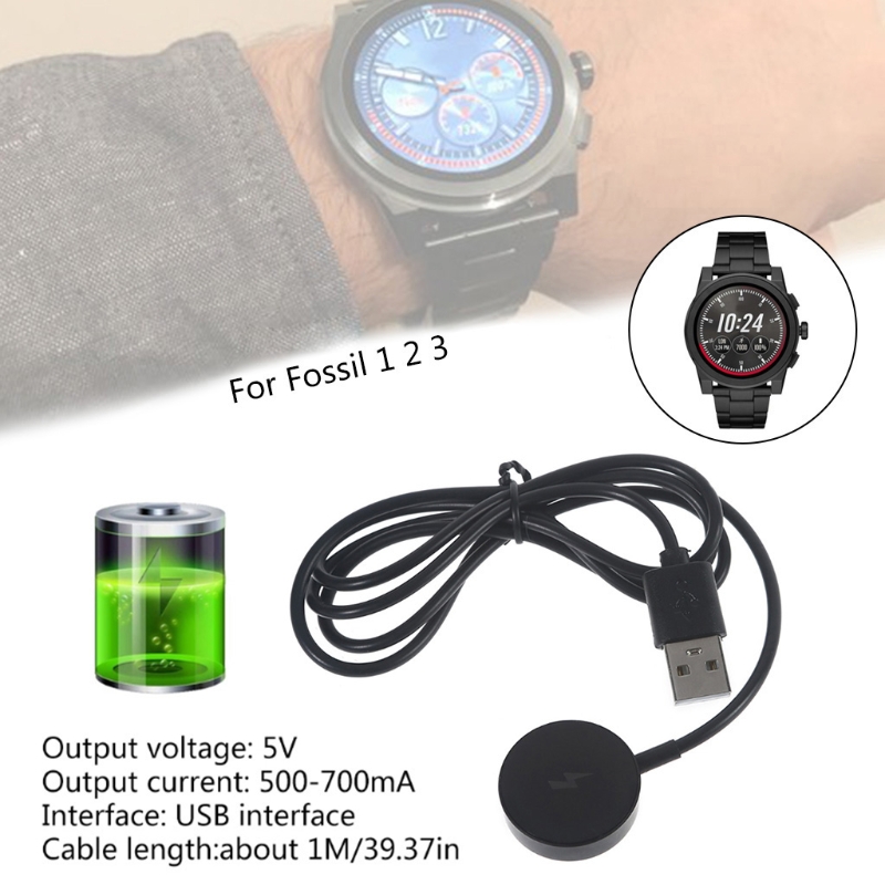 USB 시계 충전기 어댑터 스마트워치 충전 케이블 도크 - Fossil Watches Smartwatch Charger 리뷰 및 가격
