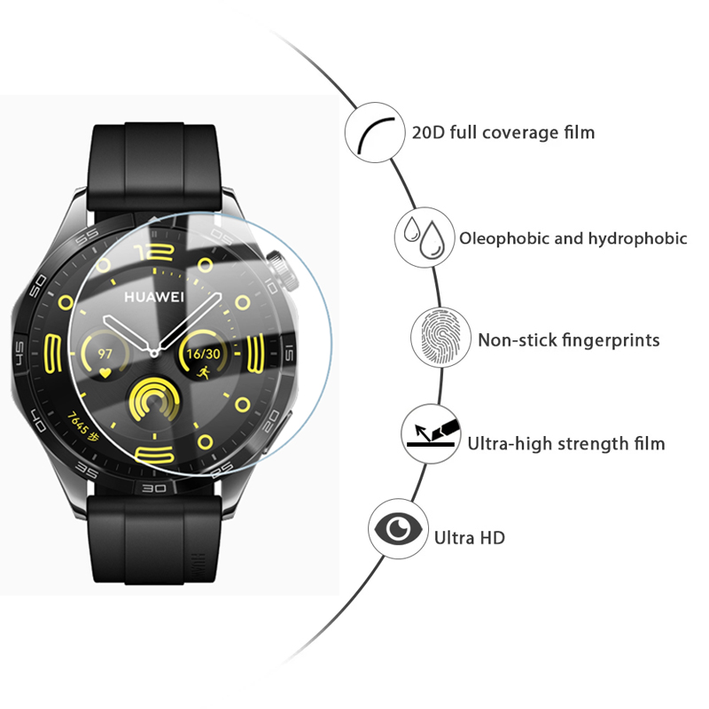 화웨이 시계 GT 4 용 HD 강화 유리 필름 화웨이  - Smart Watch Screen Protector 리뷰 및 가격