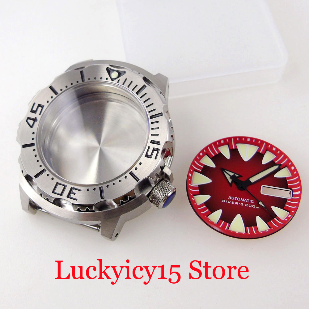 액세서리 42MM 시계 남성용 케이스 29MM 오렌지/ - Luminous Dial Face 리뷰 및 가격