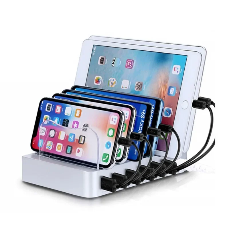 6USB 데스크탑 폰 거치대, 스마트 충전기, 6포트  - Watch Smart Smartwatch 리뷰 및 가격