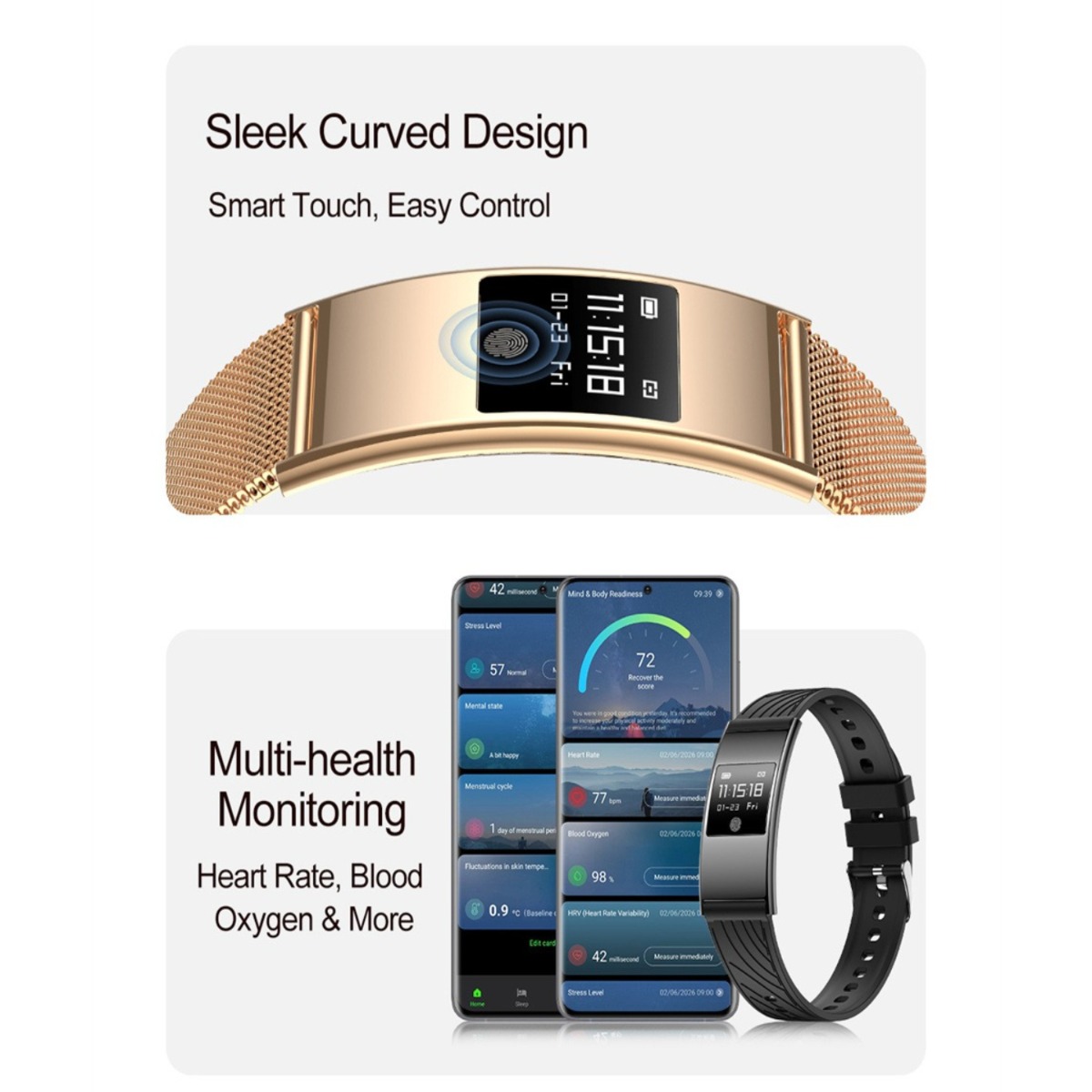 초슬림 스타일리쉬 스마트워치 남녀 심박수 혈중산소 수면 - Smartwatch Stylish Watches For Women 리뷰 및 가격