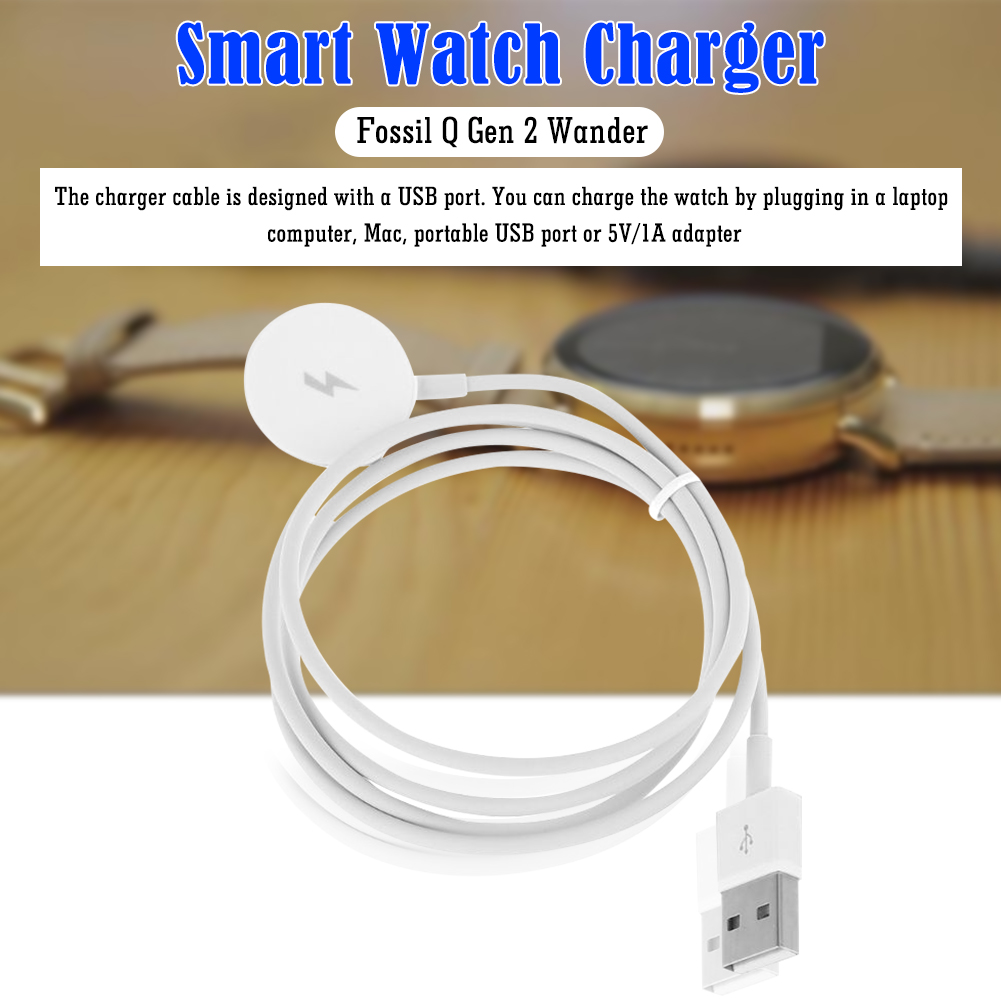 시계 충전기 케이블 USB 충전 도크 케이블 시계 전원 - Fossil Watches Smartwatch Charger 리뷰 및 가격