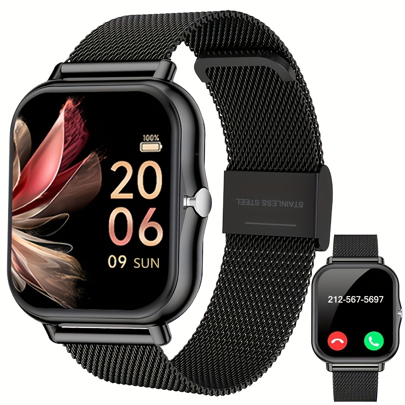 남성과 여성을 위한 풀 터치스크린 스마트워치, 통화 걸 - Smartwatch Stylish Watches For Women 리뷰 및 가격
